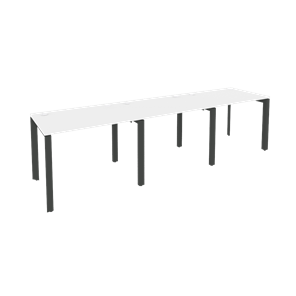 Стол письменный O.MP-RS-3.1.7 (Антрацит/Белый бриллиант) в Абакане