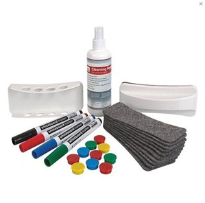 Аксессуары для магнитно-маркерной доски 2х3, AS111 (4 маркера, держатель, чистящее средство, стиратель, салфетки) в Абакане