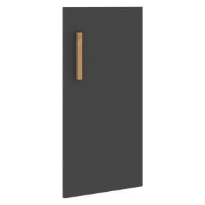 Дверь для шкафа низкая правая FORTA Черный Графит FLD 40-1(R) (396х18х766) в Абакане