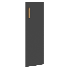 Дверь для шкафа средняя правая FORTA Черный Графит FMD40-1(R) (396х18х1164) в Абакане