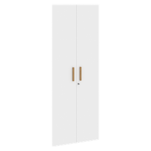 Двери для шкафов высокие с замком FORTA Белый FHD 40-2(Z)  (794х18х1932) в Абакане