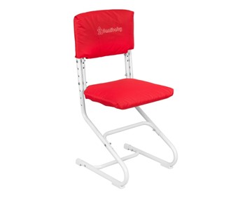 Комплект чехлов на сиденье и спинку стула СУТ.01.040-01 Красный, ткань Оксфорд в Абакане