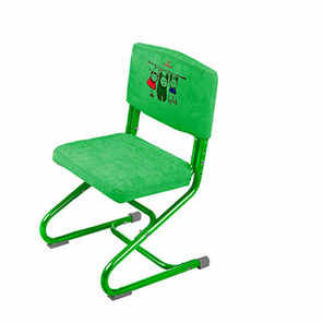 Чехол для стула СУТ 01-01 Зеленый, Замша в Абакане