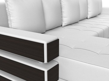 Большой П-образный диван Венеция боннель, Белый (Экокожа) в Абакане - предосмотр 2