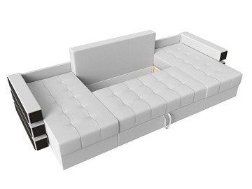 Большой П-образный диван Венеция боннель, Белый (Экокожа) в Абакане - предосмотр 6