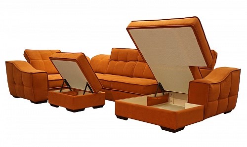 Угловой диван N-11-M (П1+ПС+УС+Д2+Д5+П1) в Абакане - изображение 2