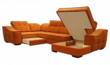 Угловой диван N-11-M (П1+ПС+УС+Д2+Д5+П1) в Абакане - предосмотр 1