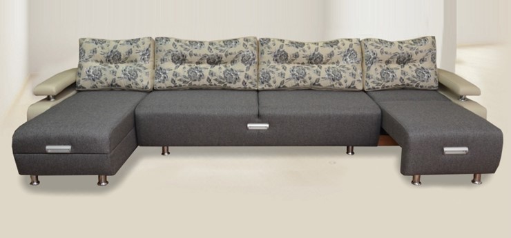 П-образный диван Престиж-15 микс в Абакане - изображение 1