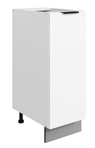 Кухонная тумба Стоун L300 (1 дв.гл.) (белый/джелато софттач) в Абакане
