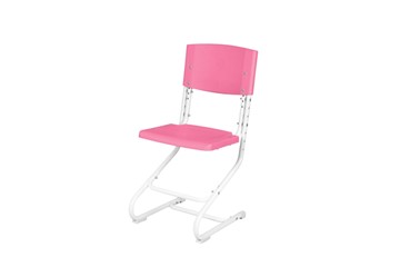 Регулируемый детский стул СУТ.01 Пластик (рост от 130 см), Розовый в Абакане