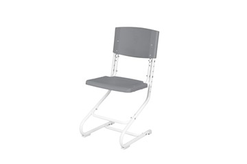Регулируемый детский стул СУТ.02 Пластик (рост от 115 см), Серый в Абакане