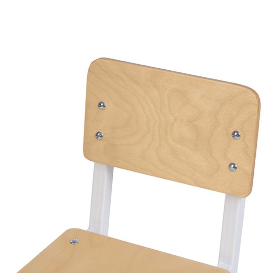 Детский стул POLINI Kids City S Ученик, 2 гр. Белый-дуб пастельный в Абакане - изображение 4