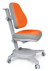 Растущее кресло Mealux Onyx (Y-110) OG  - серое + чехол оранжевый с серыми вставками в Абакане