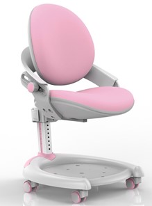 Кресло Mealux ZMAX-15 Plus, Y-710 PN Light, белый металл, обивка светло-розовая однотонная в Абакане
