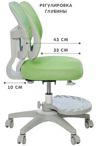 Кресло растущее Holto-22 зеленое в Абакане - предосмотр 3