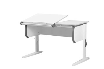 Растущий стол 1/75-40 (СУТ.25) белый/белый/Серый в Абакане - изображение 1