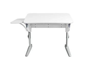 Детский стол-трансформер 5/100 (СУТ.46) + Polka_b 5/550 Рамух белый/белый/серый в Абакане - предосмотр