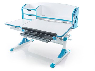 Детский стол-трансформер Mealux Aivengo-L, EVO-720 WB, синяя в Абакане