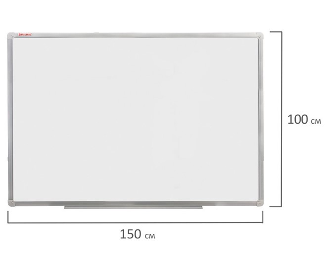 Магнитная доска на стену BRAUBERG 100х150 см, алюминиевая рамка в Абакане - изображение 8