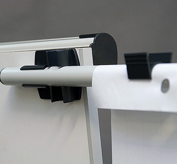 Доска-флипчарт магнитно-маркерная 2х3, TF02/2011, 70x100 см, передвижная, держатели для бумаги в Абакане - изображение 5