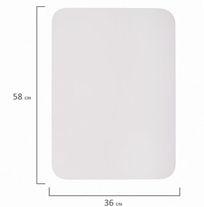 Магнитно-маркерная доска на холодильник BRAUBERG, 58х36 см с маркером, магнитом и салфеткой в Абакане - предосмотр 8
