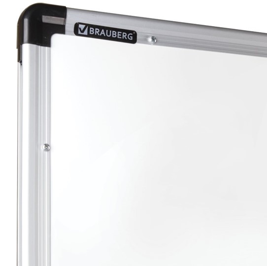 Доска магнитно-маркерная на стенде BRAUBERG Premium 90х120 см, двухсторонняя в Абакане - изображение 8