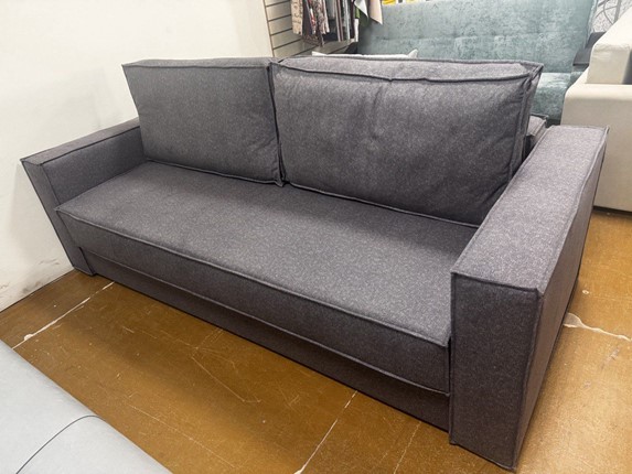 Прямой диван Эдельвейс БД Simple 21 велюр в Абакане - изображение